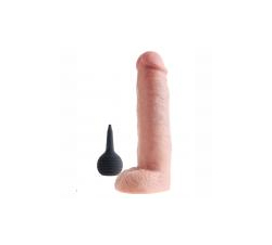 King Cock 10 inches Squirting Dildo Beige 